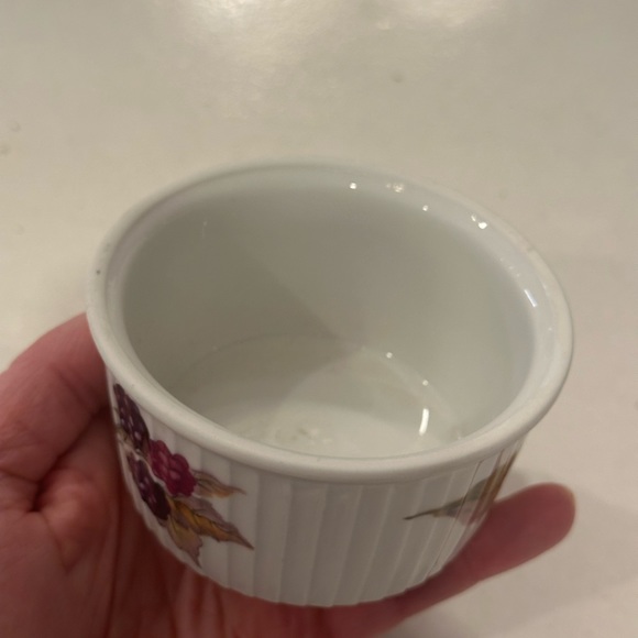 Set of 3 Vintage Royal Worcester Evesham Ramekins Gold Rim England - Picture 6 of 9